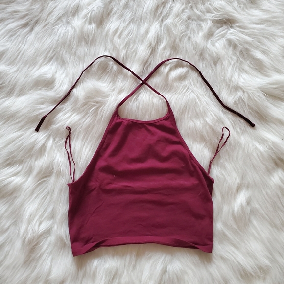 Garage Tops - CROPPED HALTER TOP
